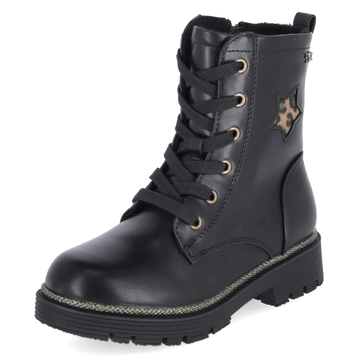 Schnürboots - BLACK