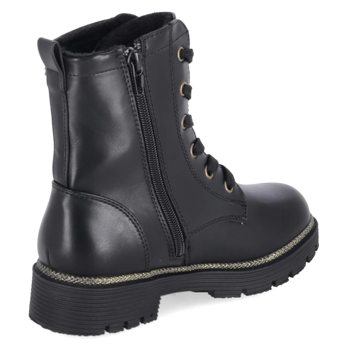 Schnürboots - BLACK