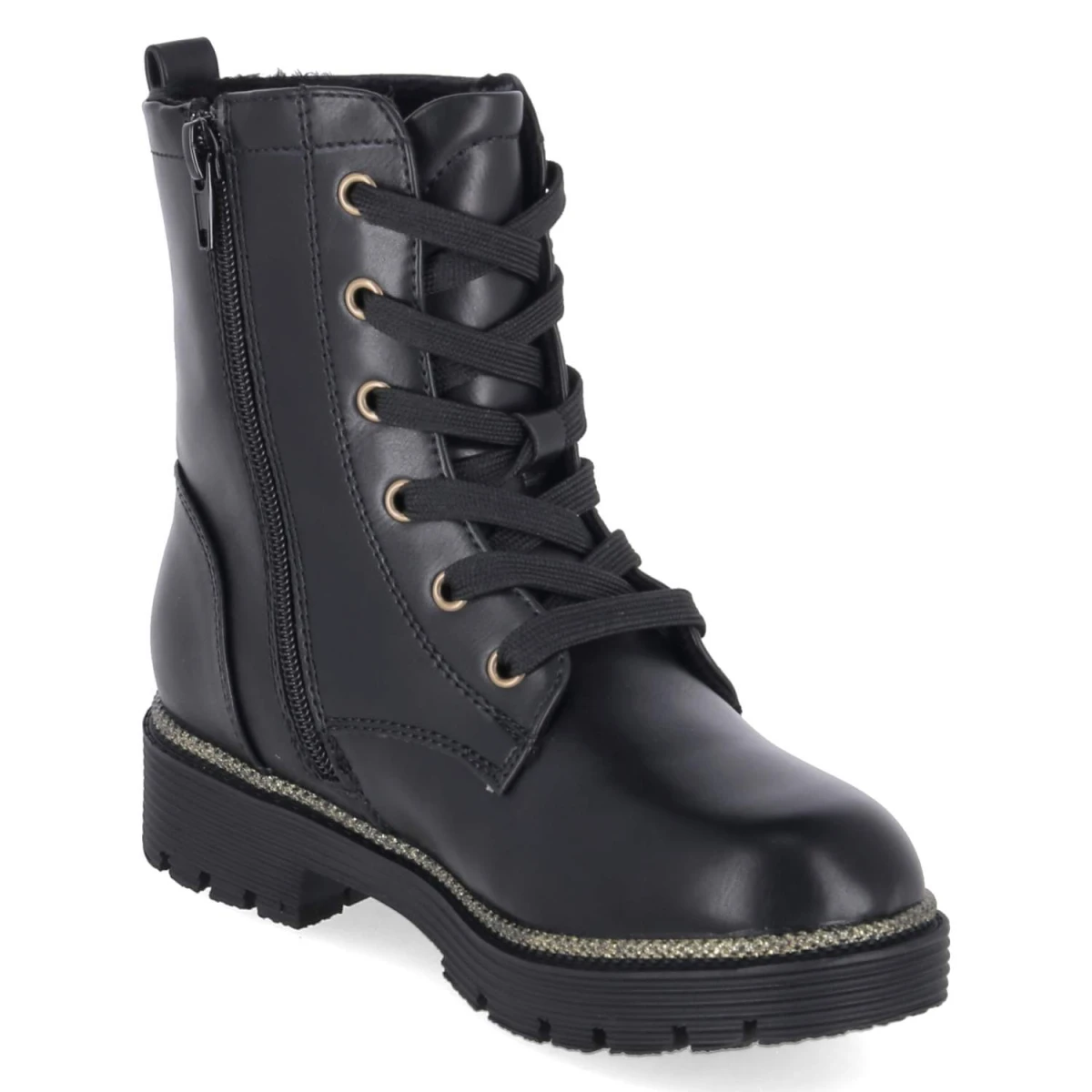 Schnürboots - BLACK