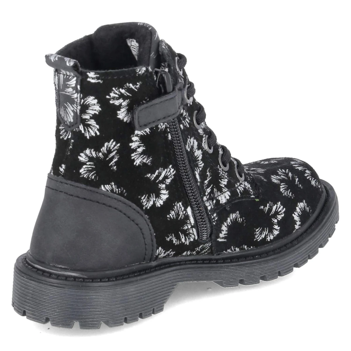 Schnürboots MALATI - schwarz/silber