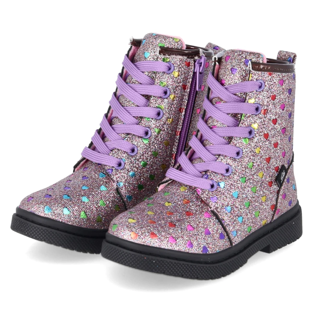 Stiefeletten ISALIE - lila/bunt
