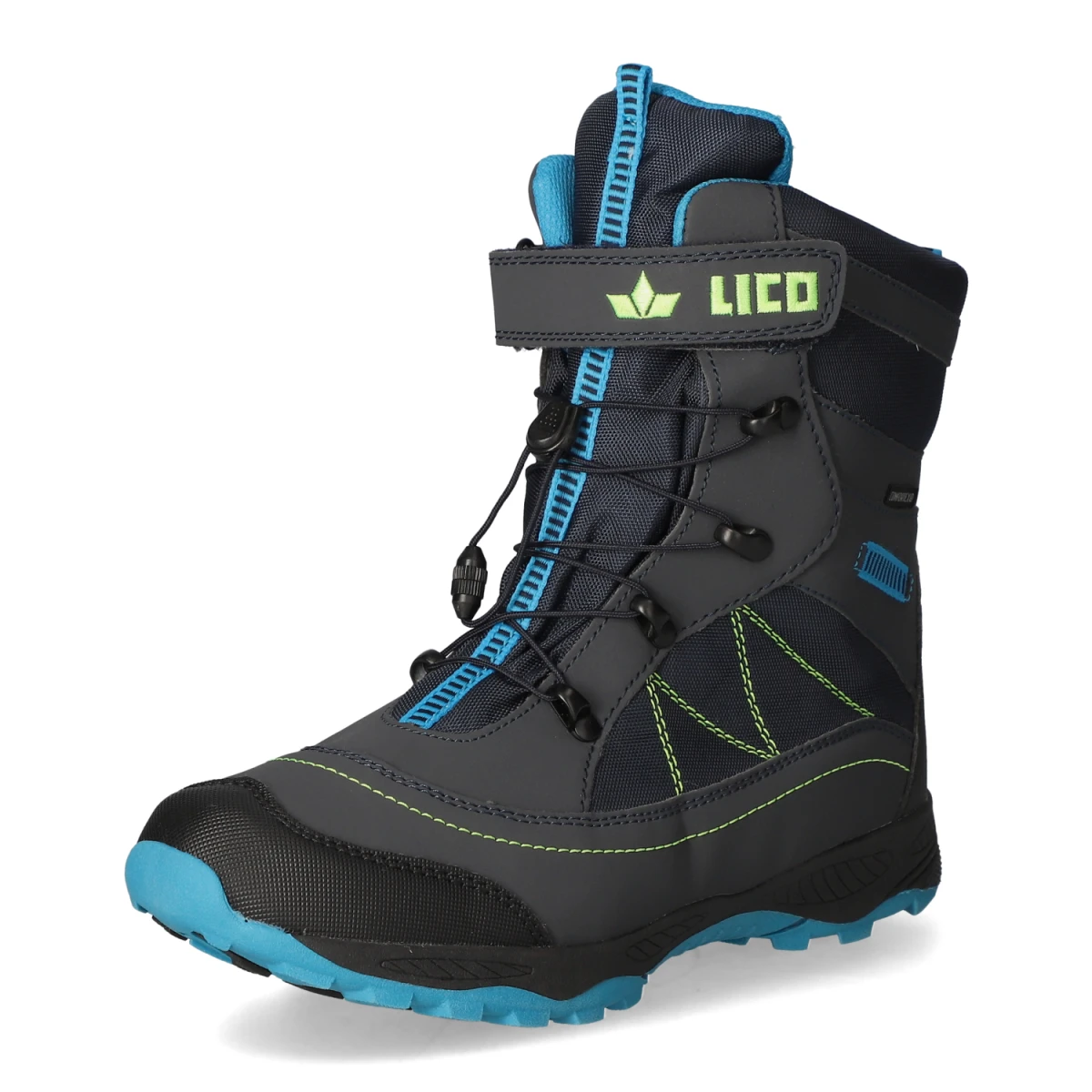 Winterstiefel SUNDSVALL - marine/blau/lemon