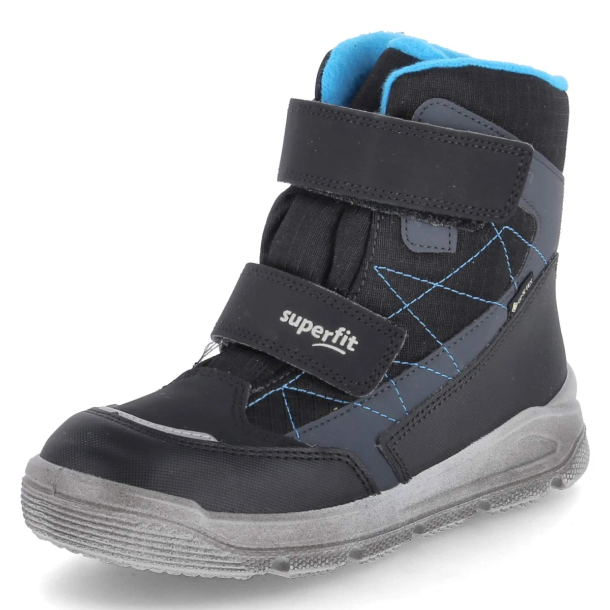 Winterstiefeletten MARS - schwarz/türkis
