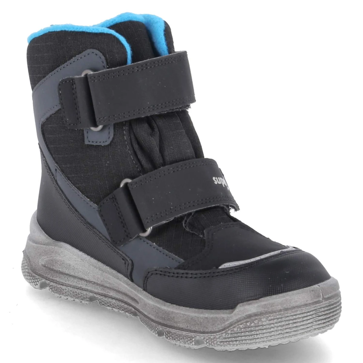 Winterstiefeletten MARS - schwarz/türkis