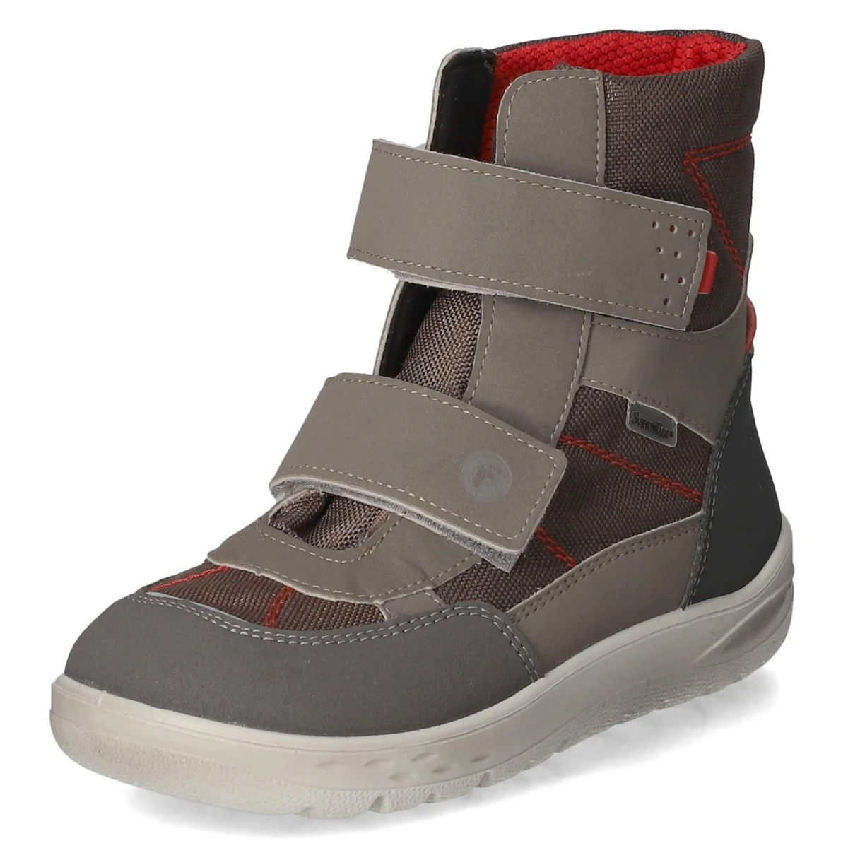 Winterstiefeletten UKI - meteor/schoko/rot