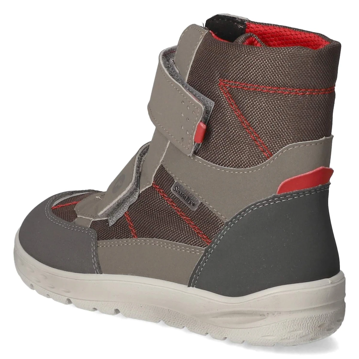 Winterstiefeletten UKI - meteor/schoko/rot