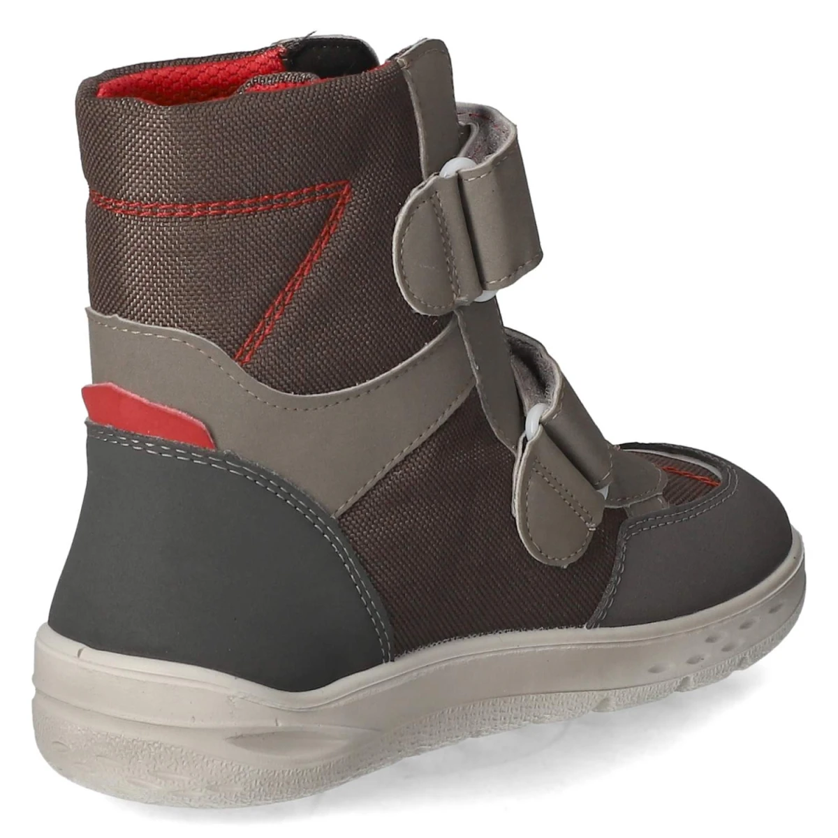 Winterstiefeletten UKI - meteor/schoko/rot