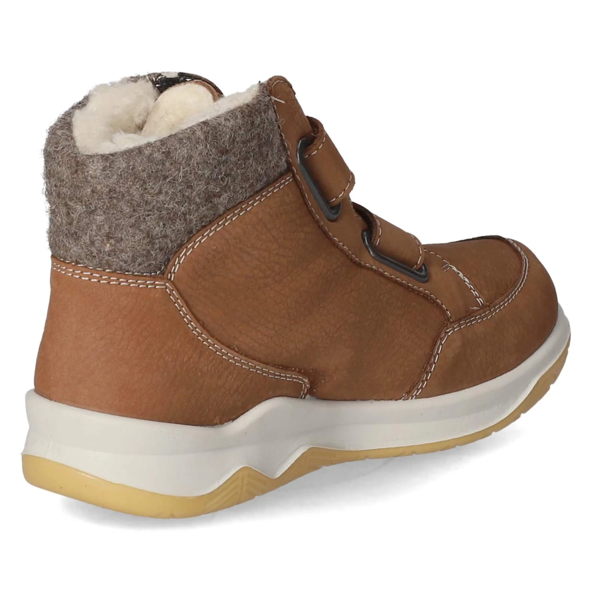 Winterstiefeletten LUAN - curry/grau
