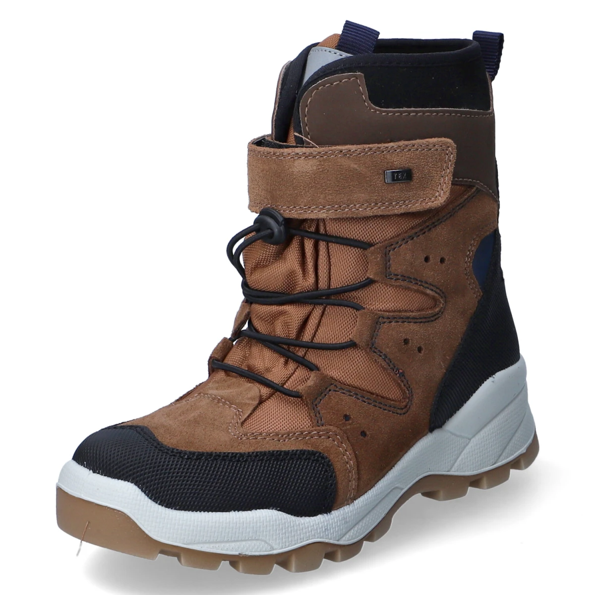 Winterstiefeletten - LEATHER/BLUE