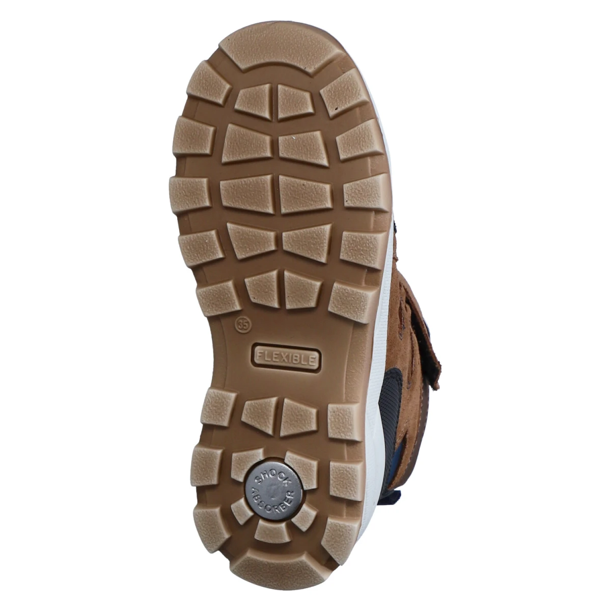 Winterstiefeletten - LEATHER/BLUE