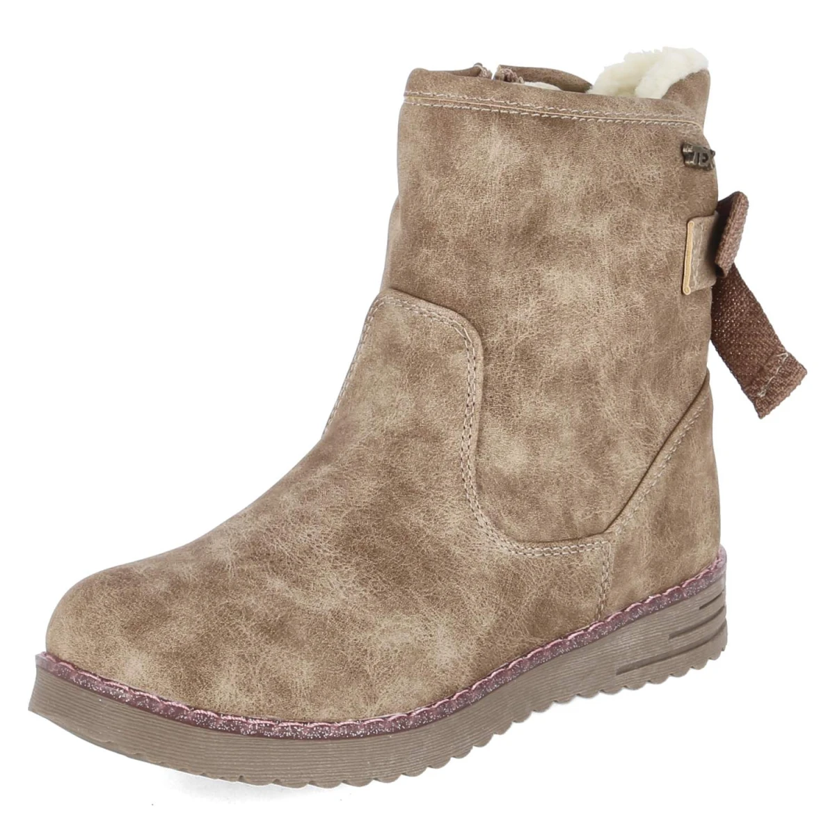 Schlupfstiefeletten - taupe