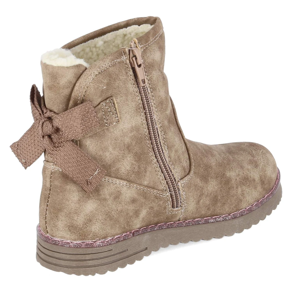 Schlupfstiefeletten - taupe