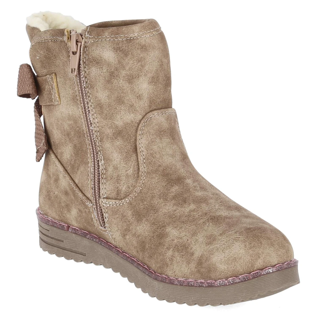 Schlupfstiefeletten - taupe
