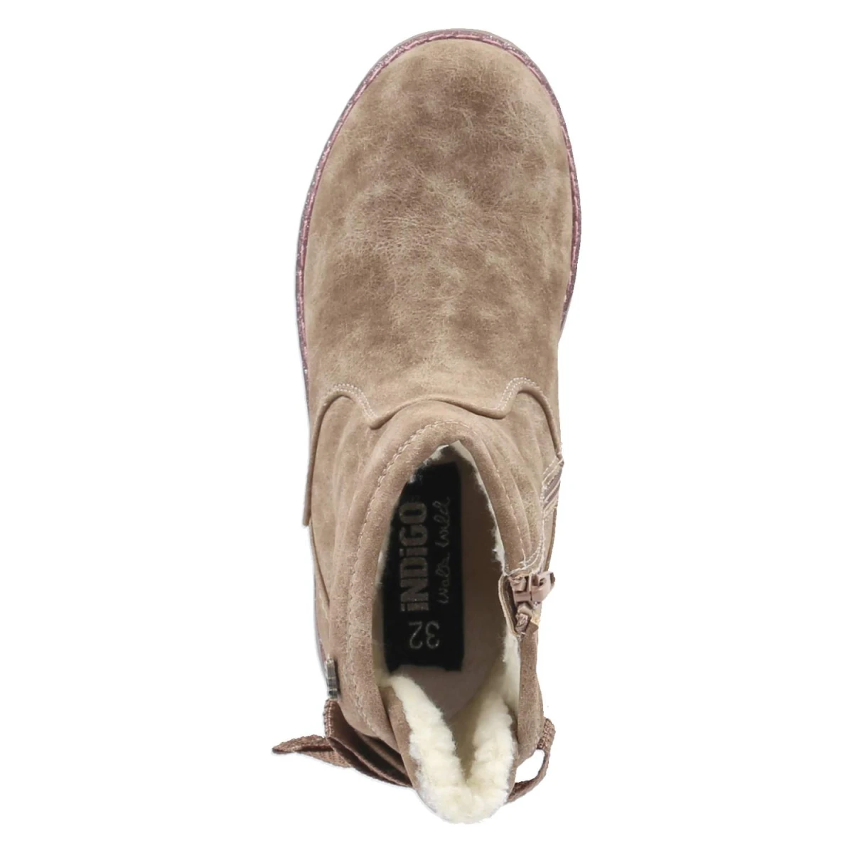 Schlupfstiefeletten - taupe