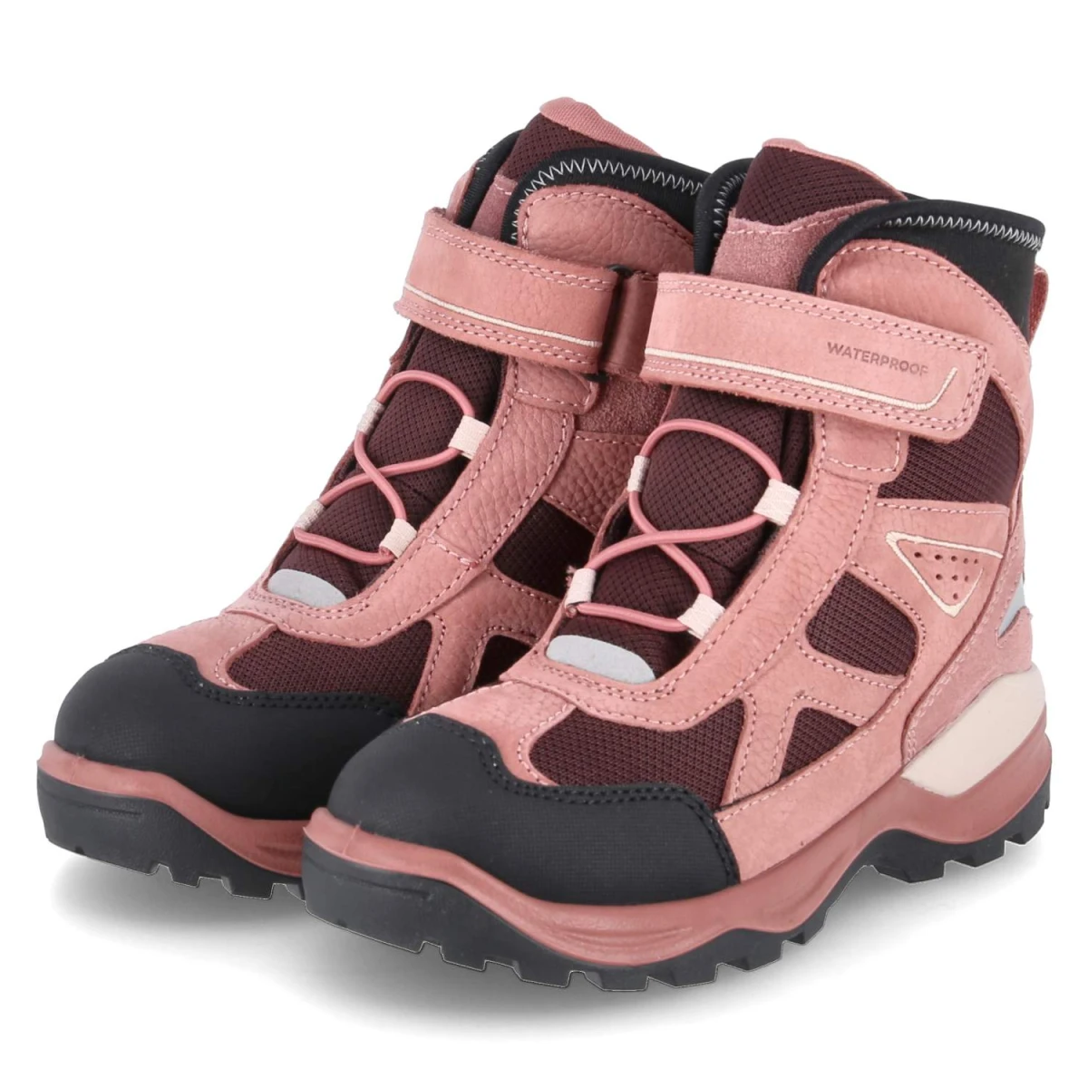 Stiefel SNOW MOUNTAIN - BLACK/PETAL/FIG