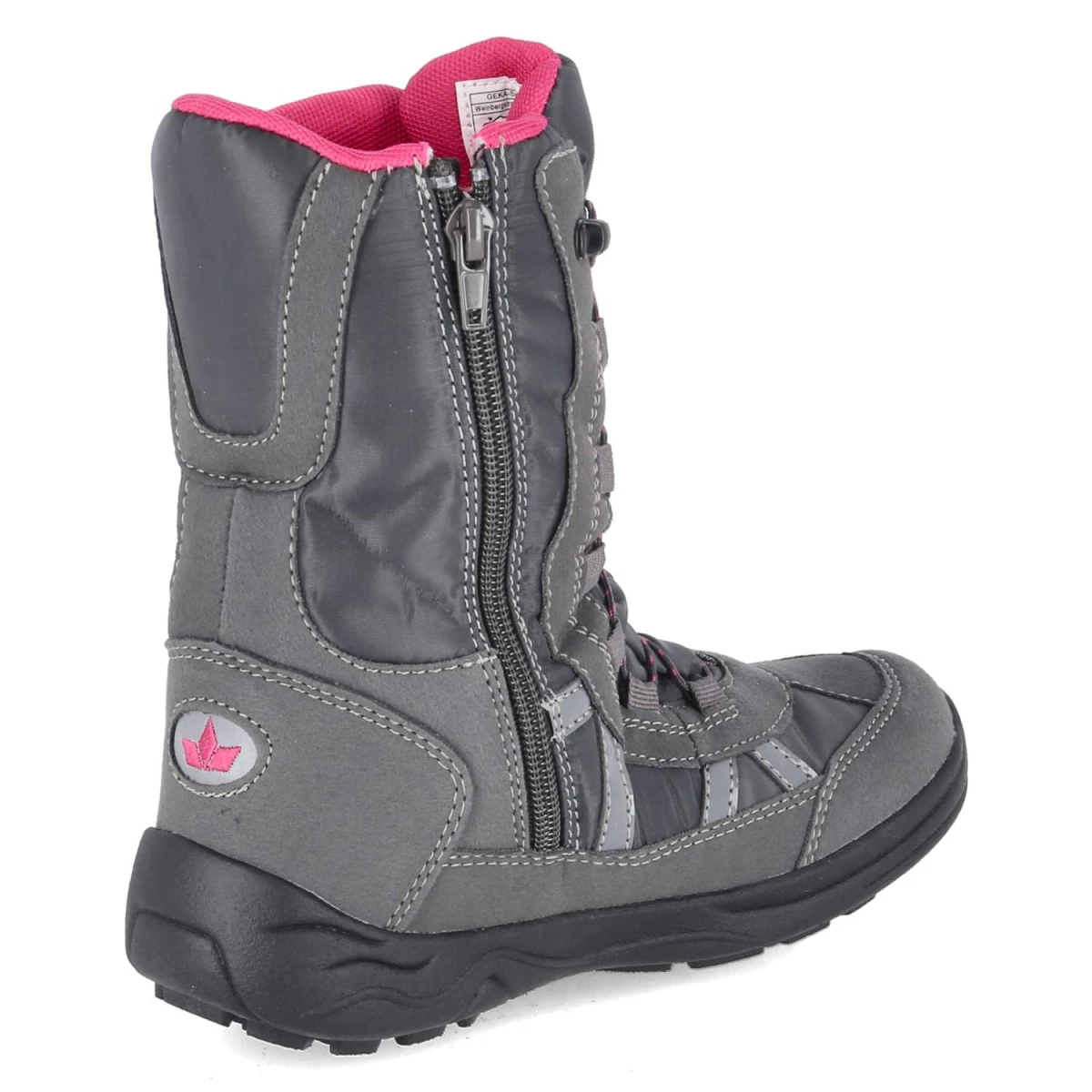 Winterboot ALDINA - grau/pink