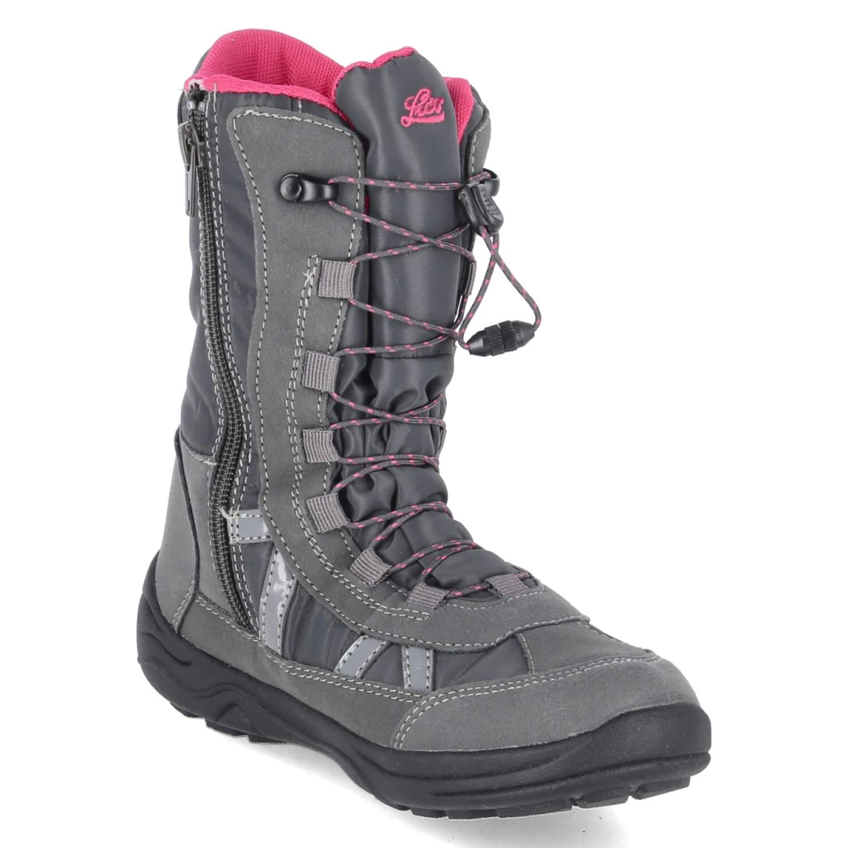 Winterboot ALDINA - grau/pink