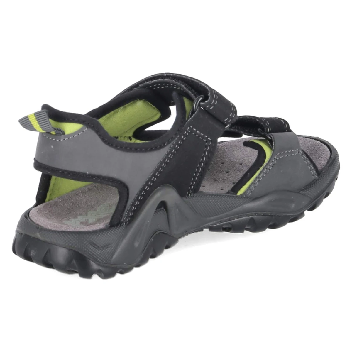 Sandalen - black/green