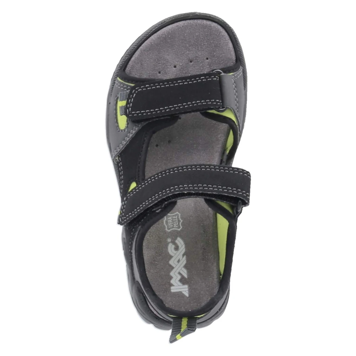 Sandalen - black/green