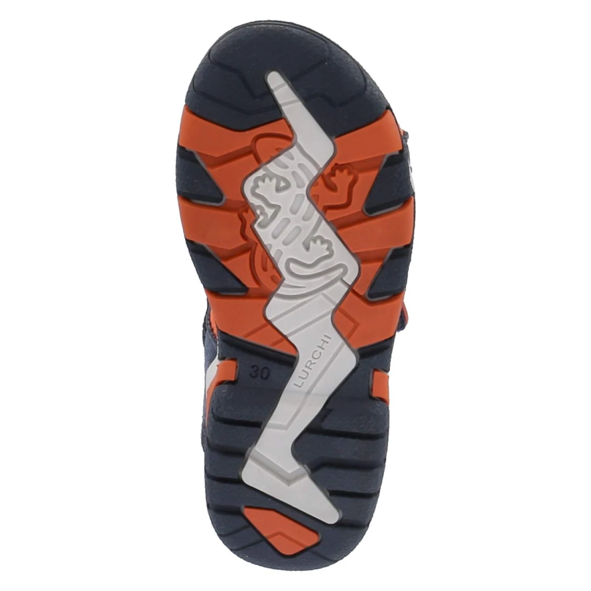 Sandalen BO - navy-orange