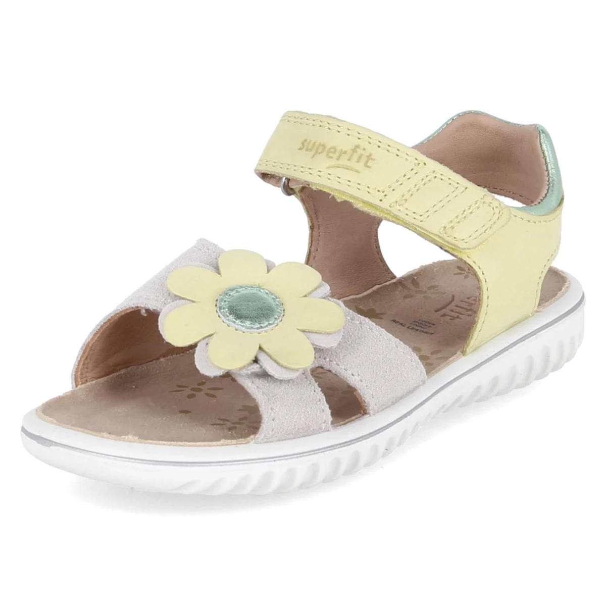 Sandalen SPARKLE - GELB/WEIß