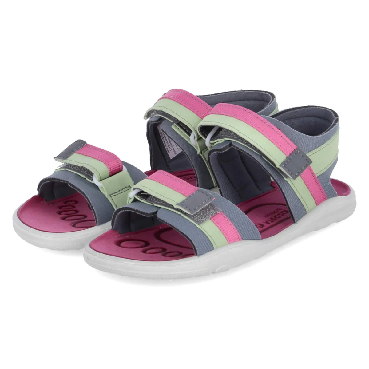 Sandalen SYDNEY - avocado/grau/pink