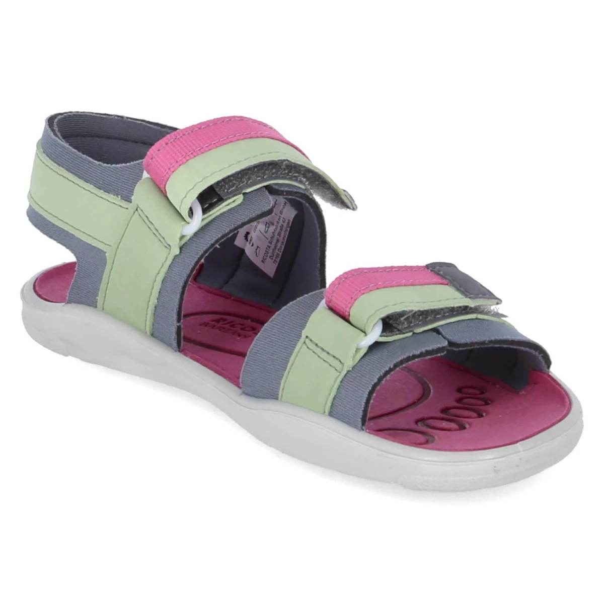 Sandalen SYDNEY - avocado/grau/pink