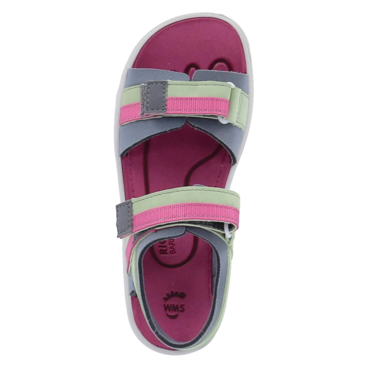 Sandalen SYDNEY - avocado/grau/pink