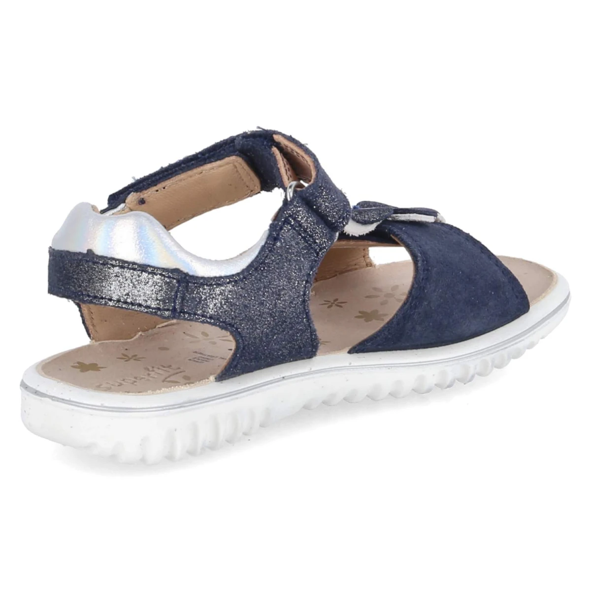 Sandalen SPARKLE - BLAU/SILBER