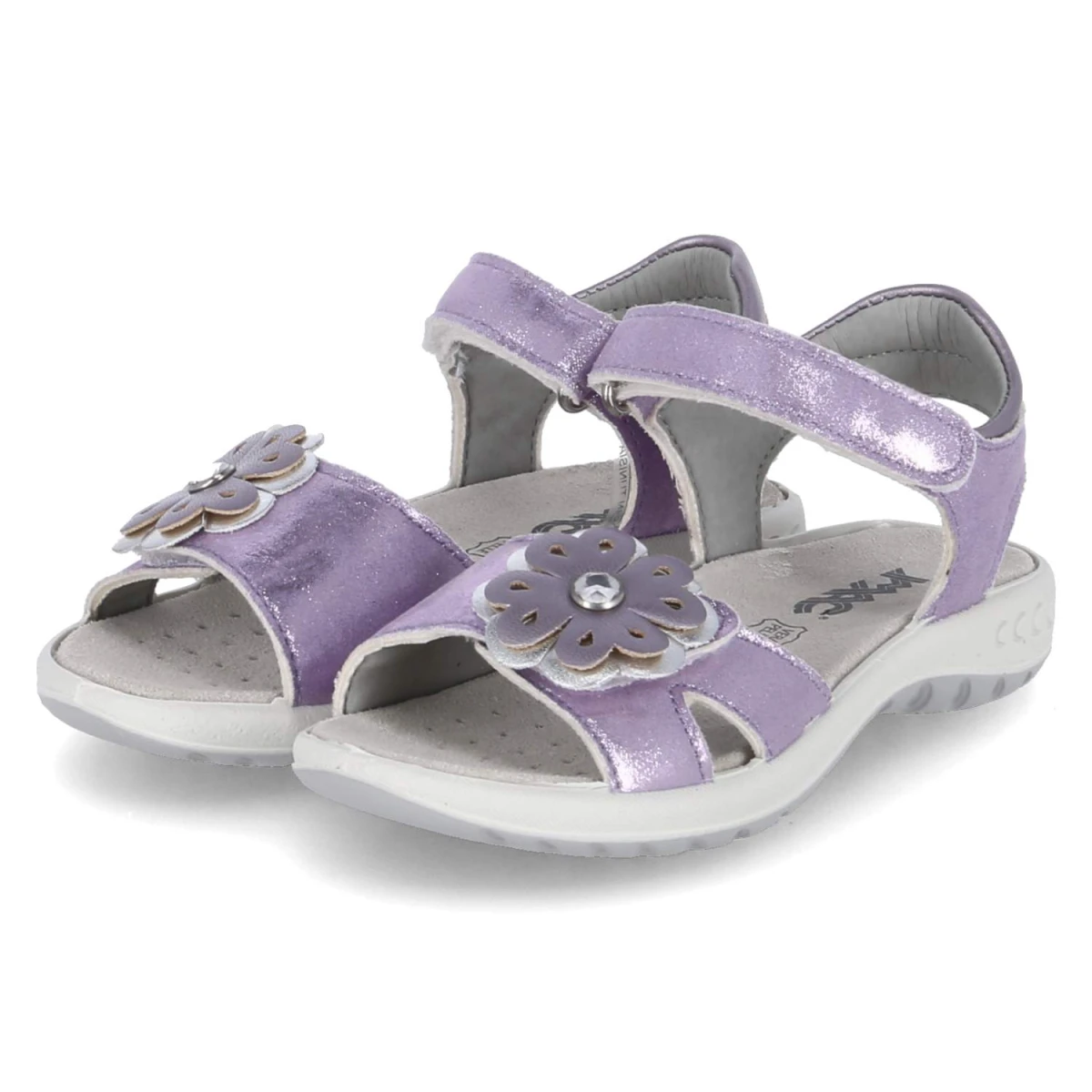 Sandalen - iris/silber