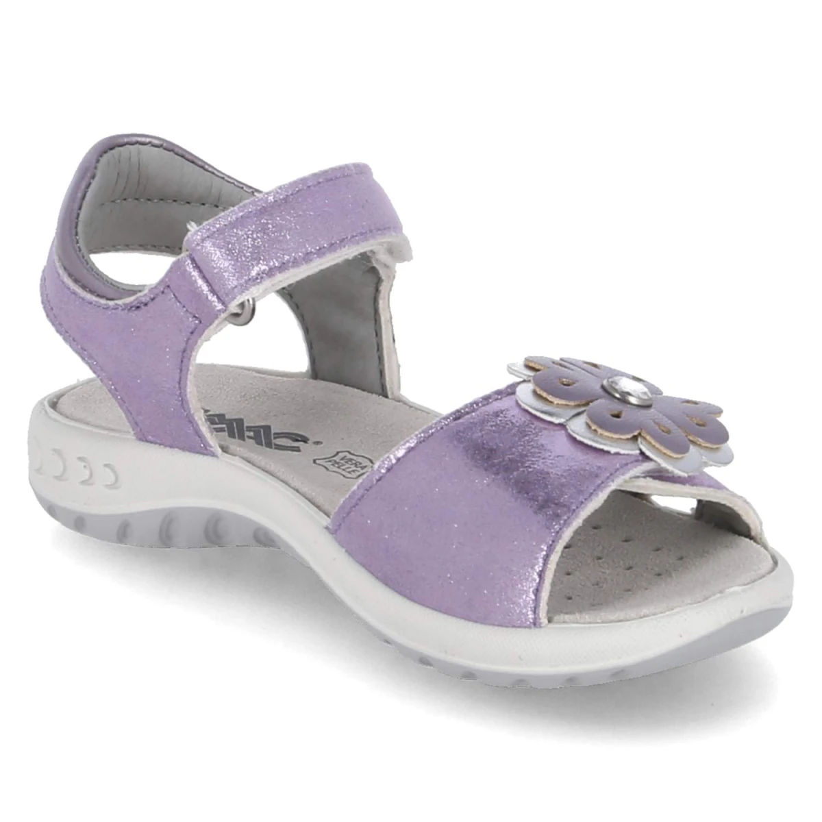 Sandalen - iris/silber