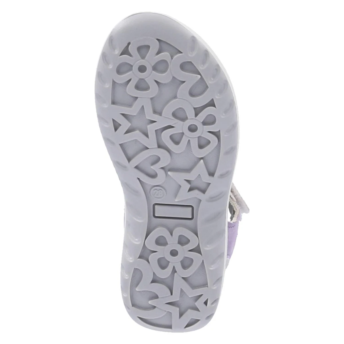 Sandalen - iris/silber