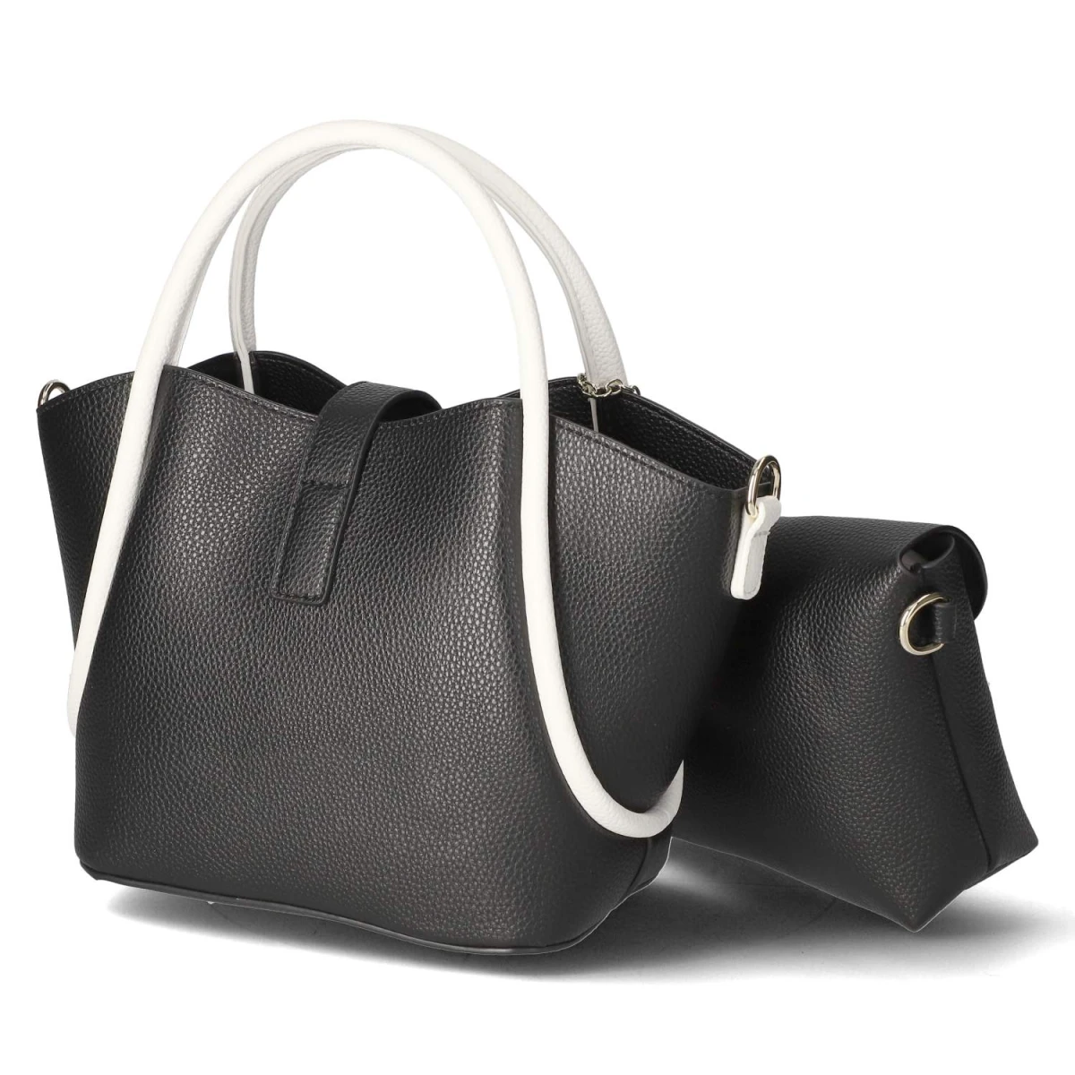 Handtasche - black/white