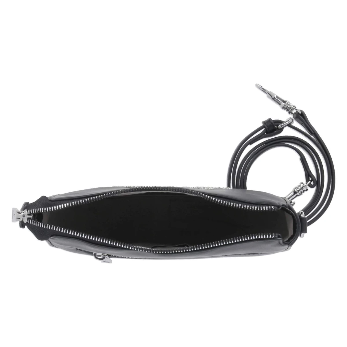 Shoulderbag giro borchia - black