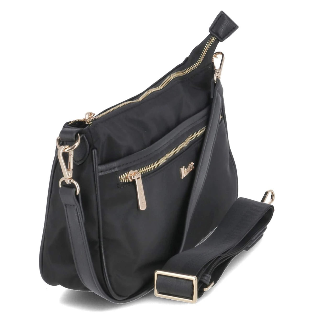 Schultertasche - schwarz