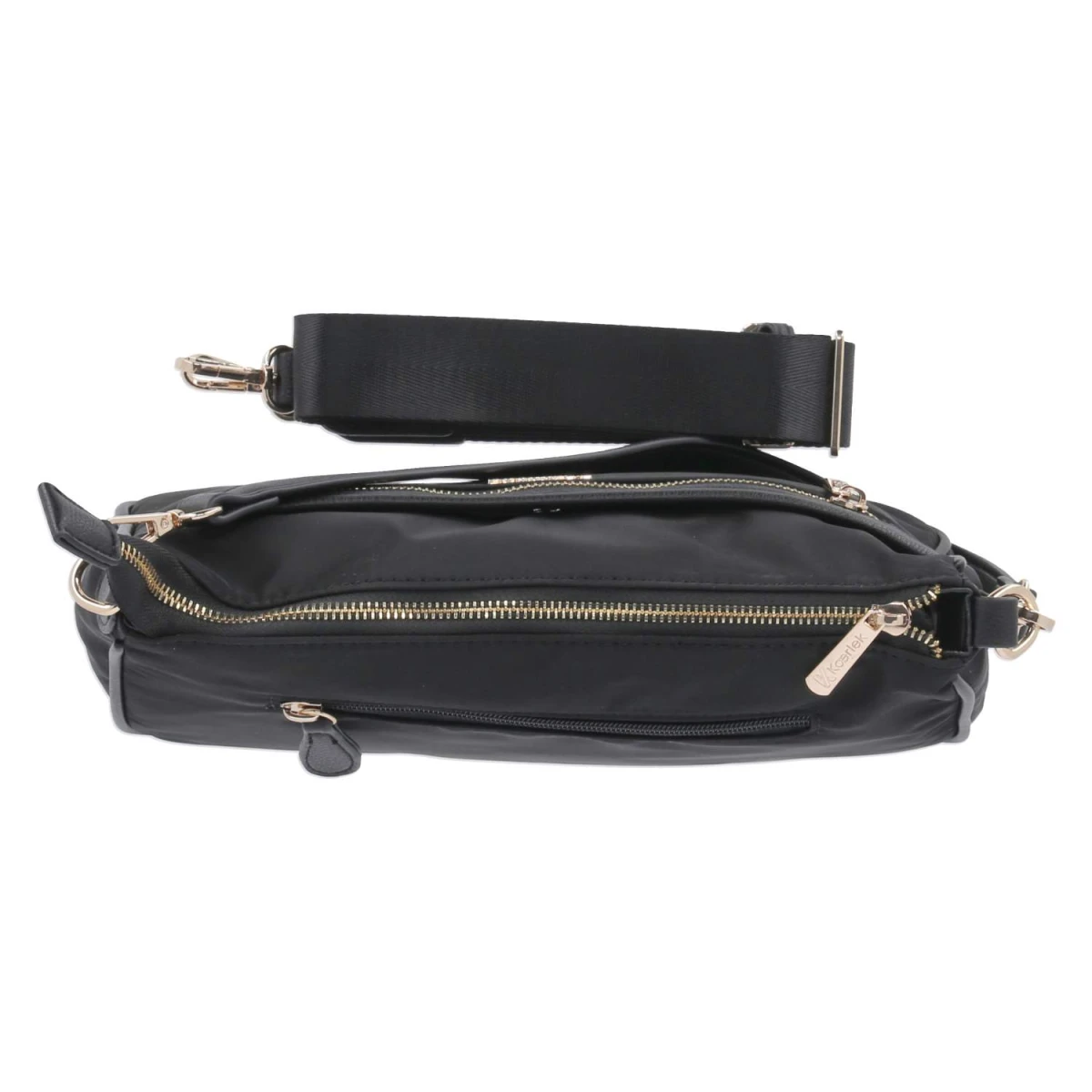 Schultertasche - schwarz
