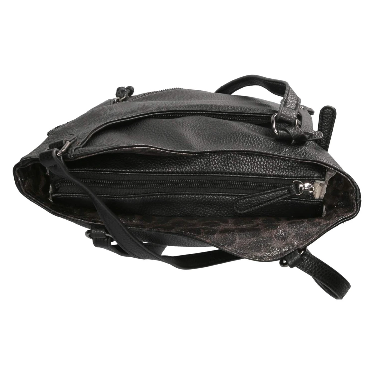 Schultertasche - schwarz kombi