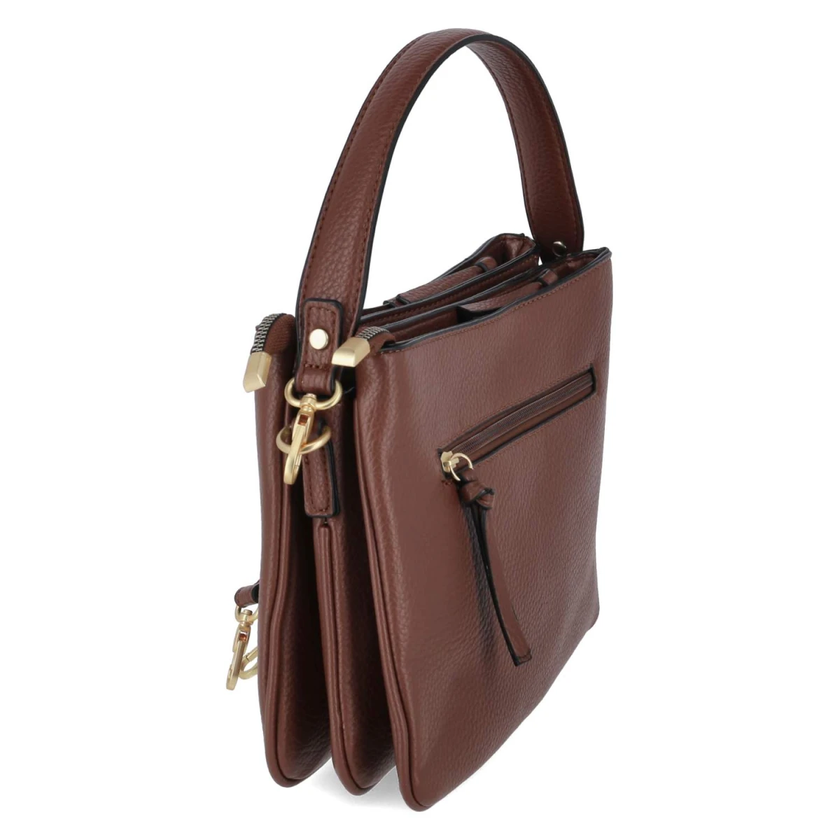 Schultertasche MAISCHA - cognac