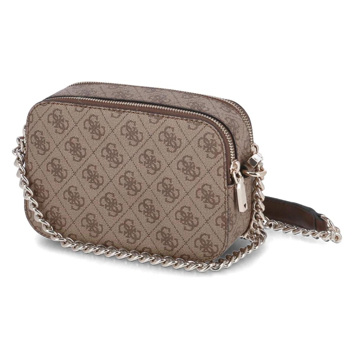 Camera Bag IZZY - latte logo/ brown