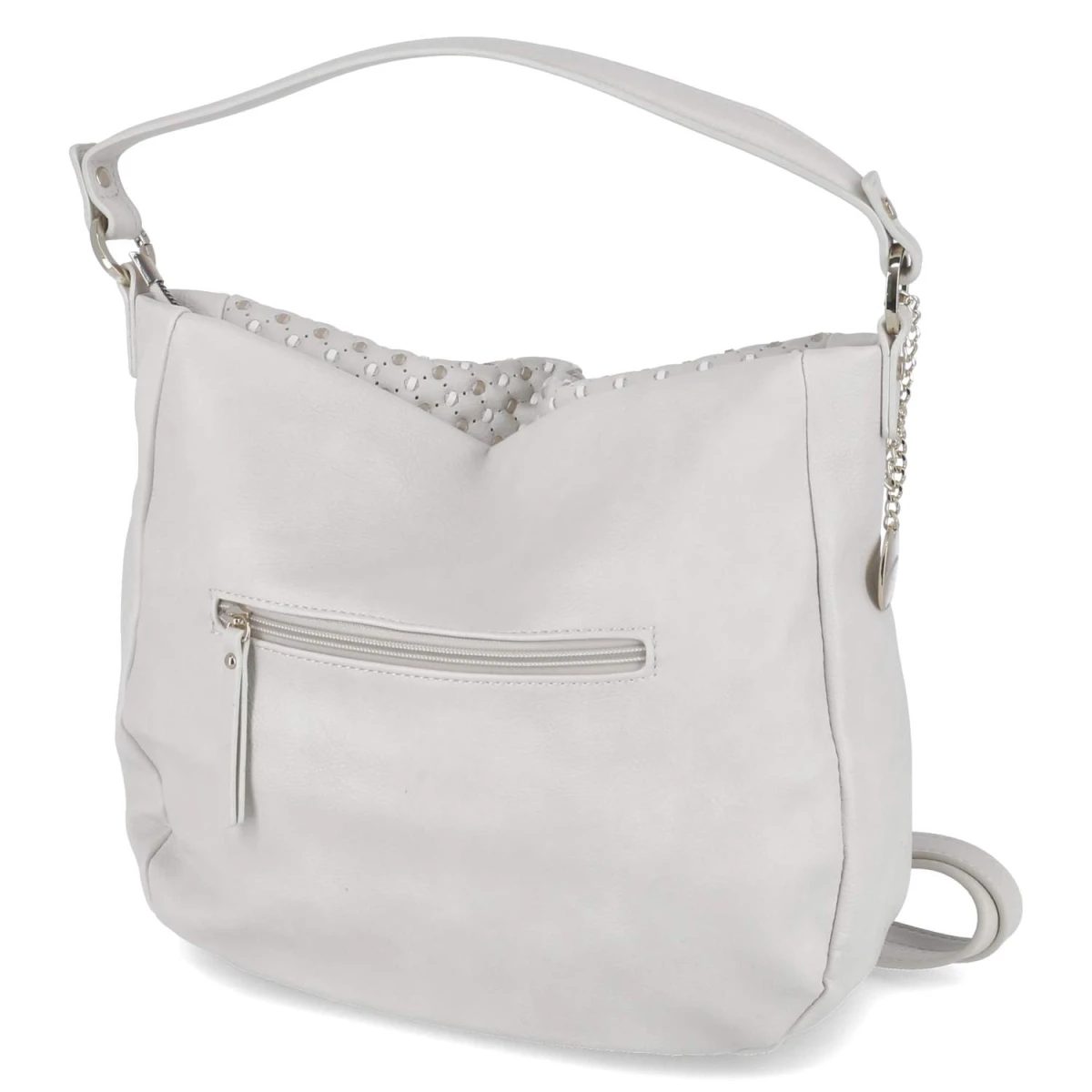 Schultertasche - beige