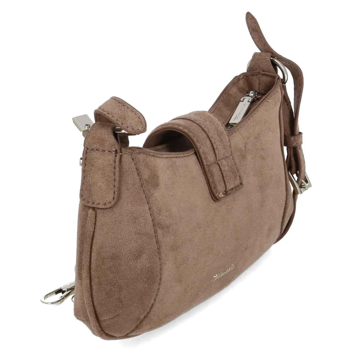 Baguette Bag MARINA SUEDE - taupe