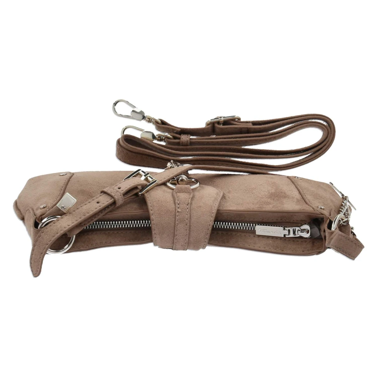 Baguette Bag MARINA SUEDE - taupe