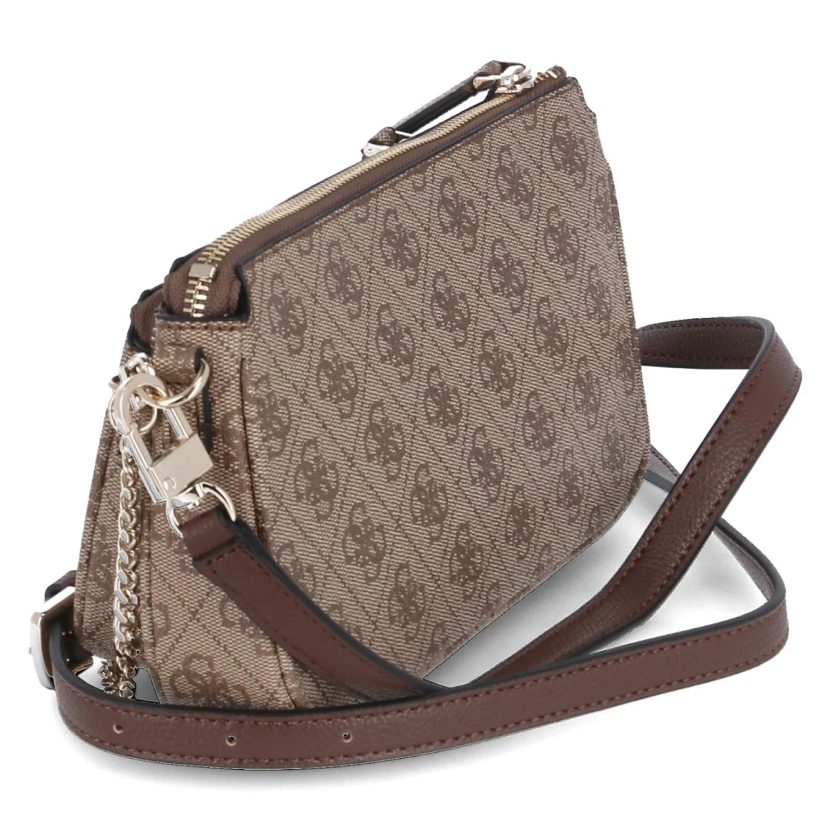 Taschenset NOELLE MINI - latte logo/ brown