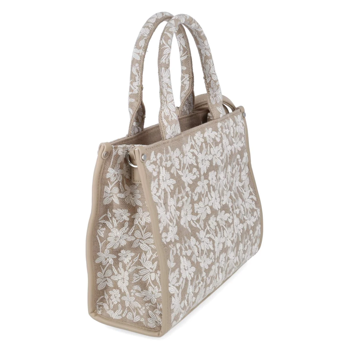 Handtasche KATIMA - ecru-flower