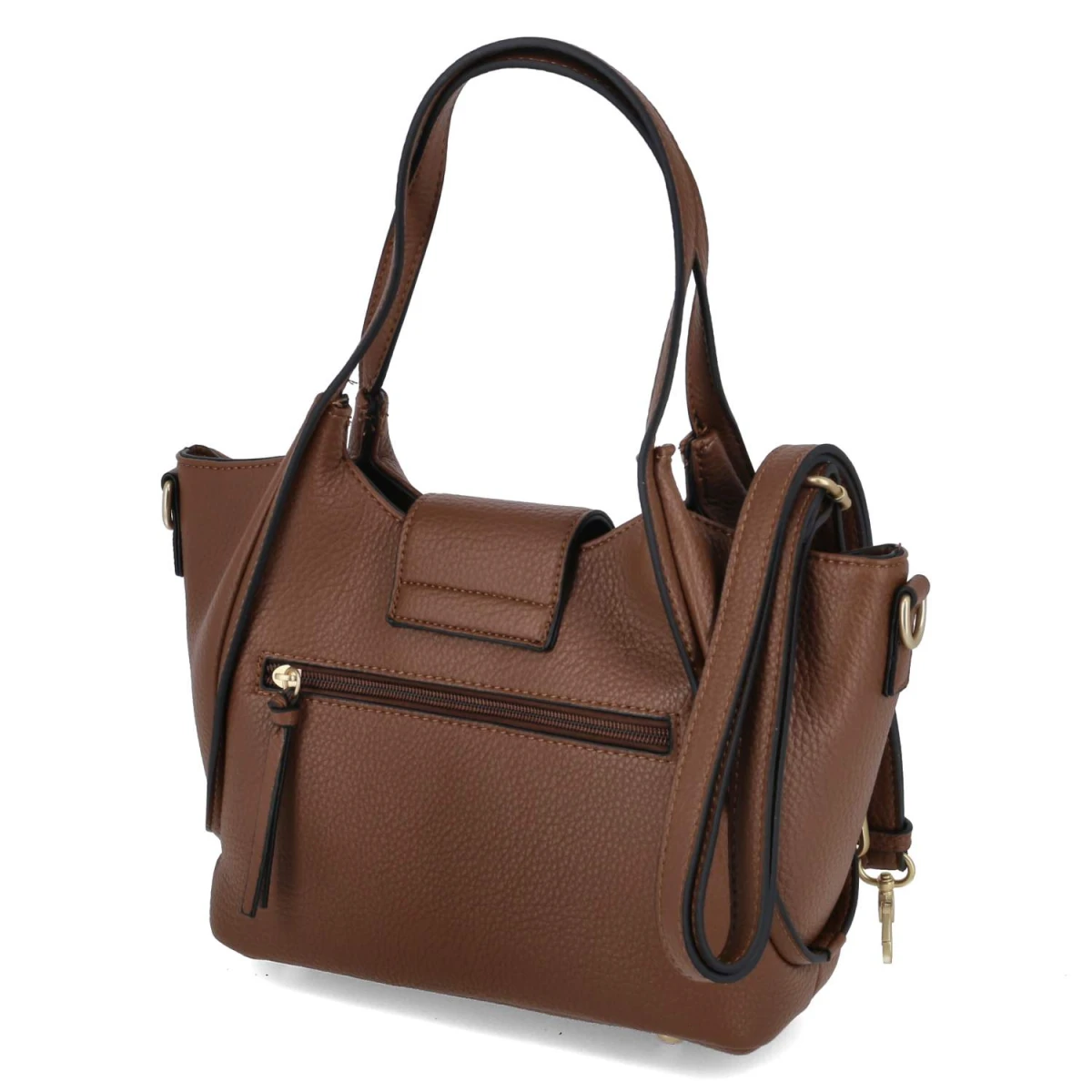 Schultertasche MANUELA - COGNAC