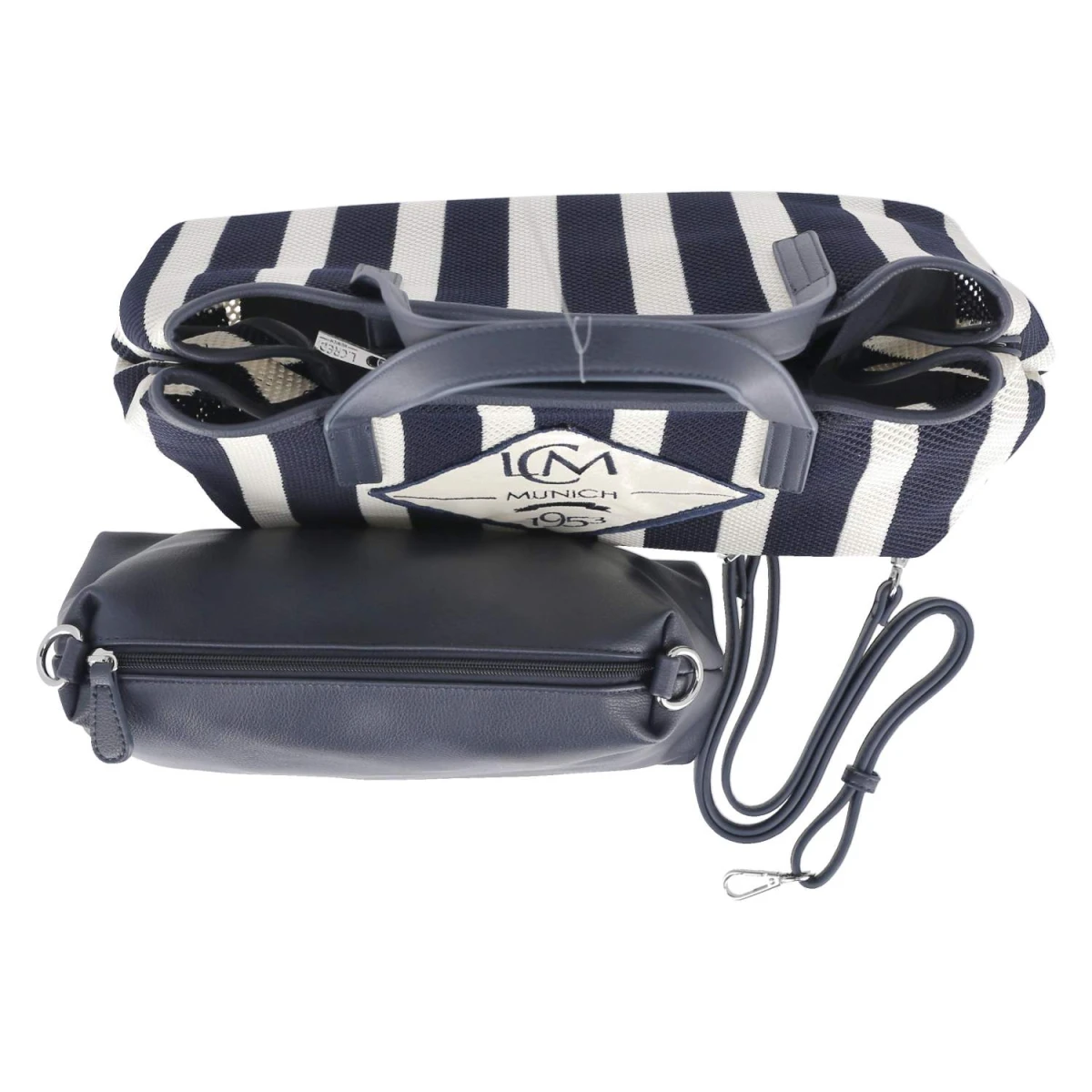 Shopper RIMA - marine/weiß