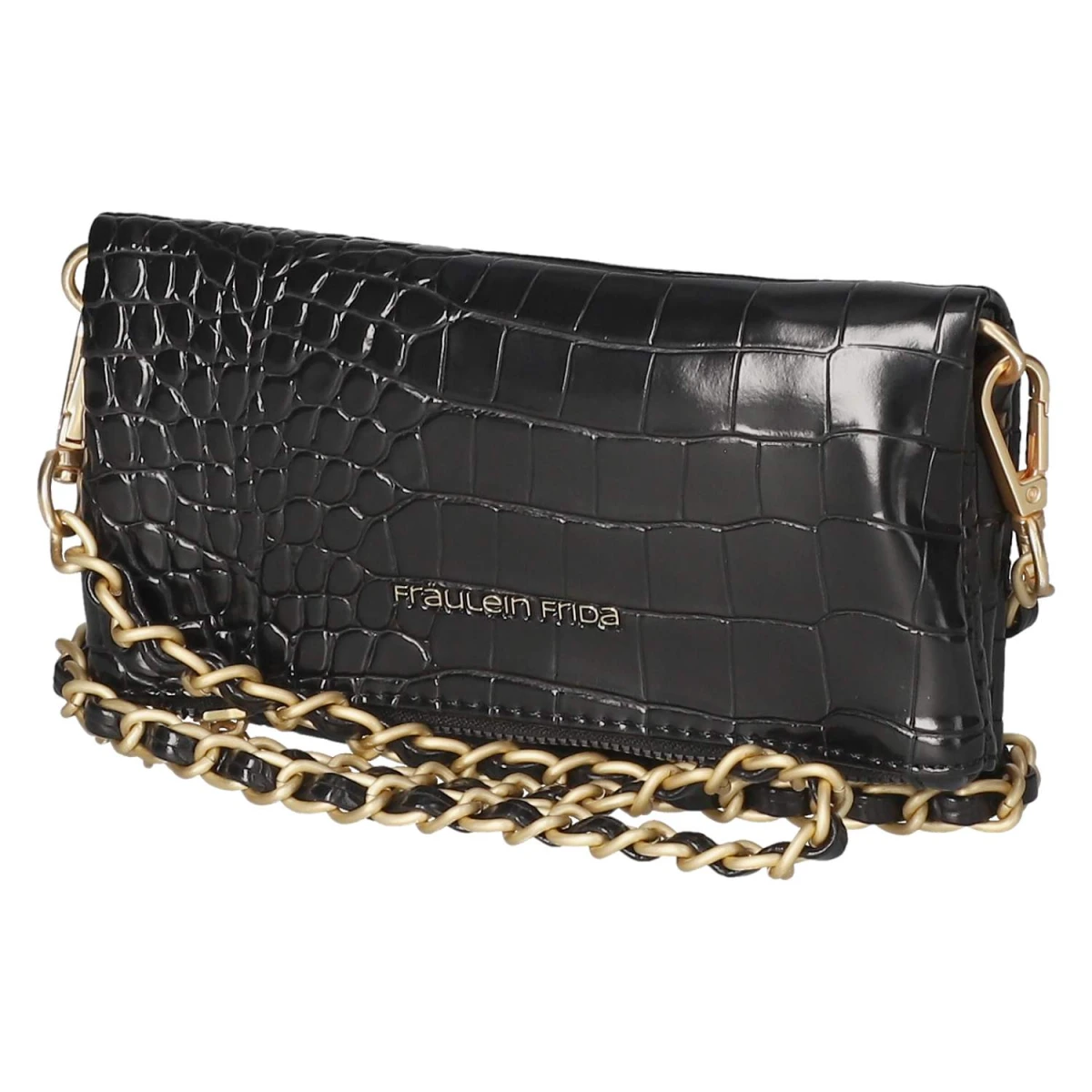 Abendtasche - black-kroko