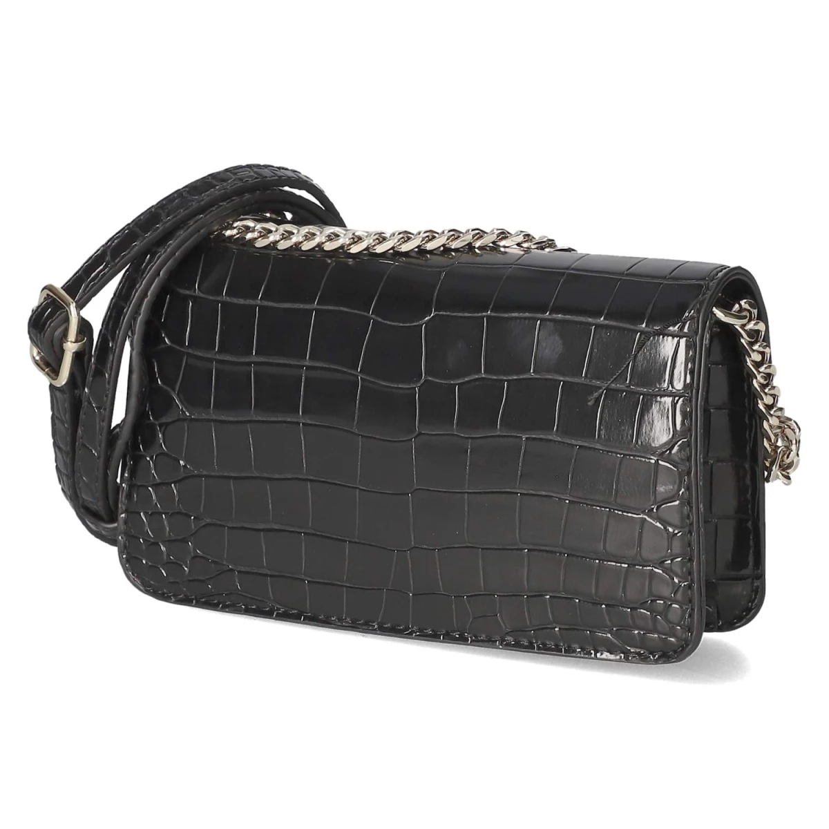 Handtasche - black-kroko