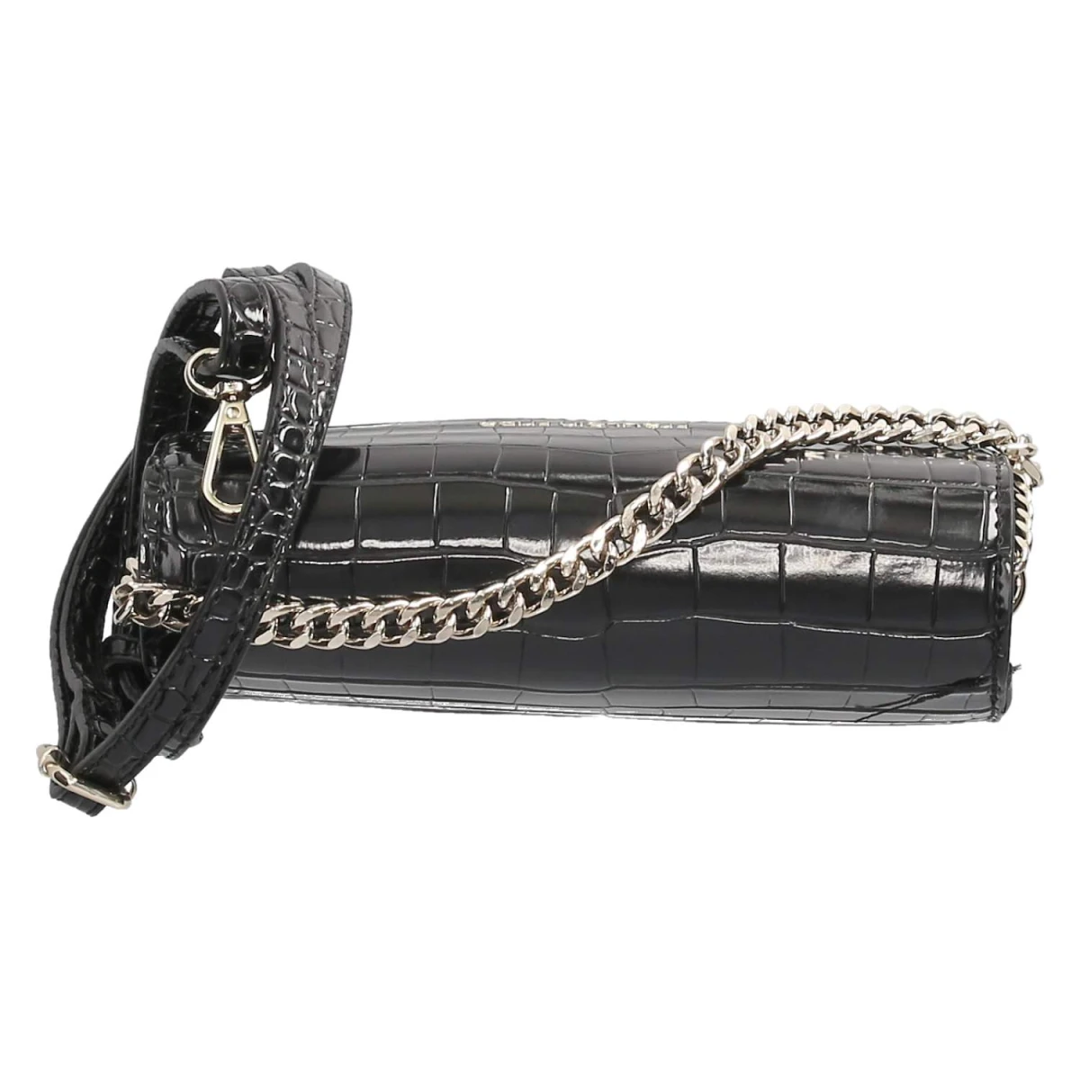 Handtasche - black-kroko