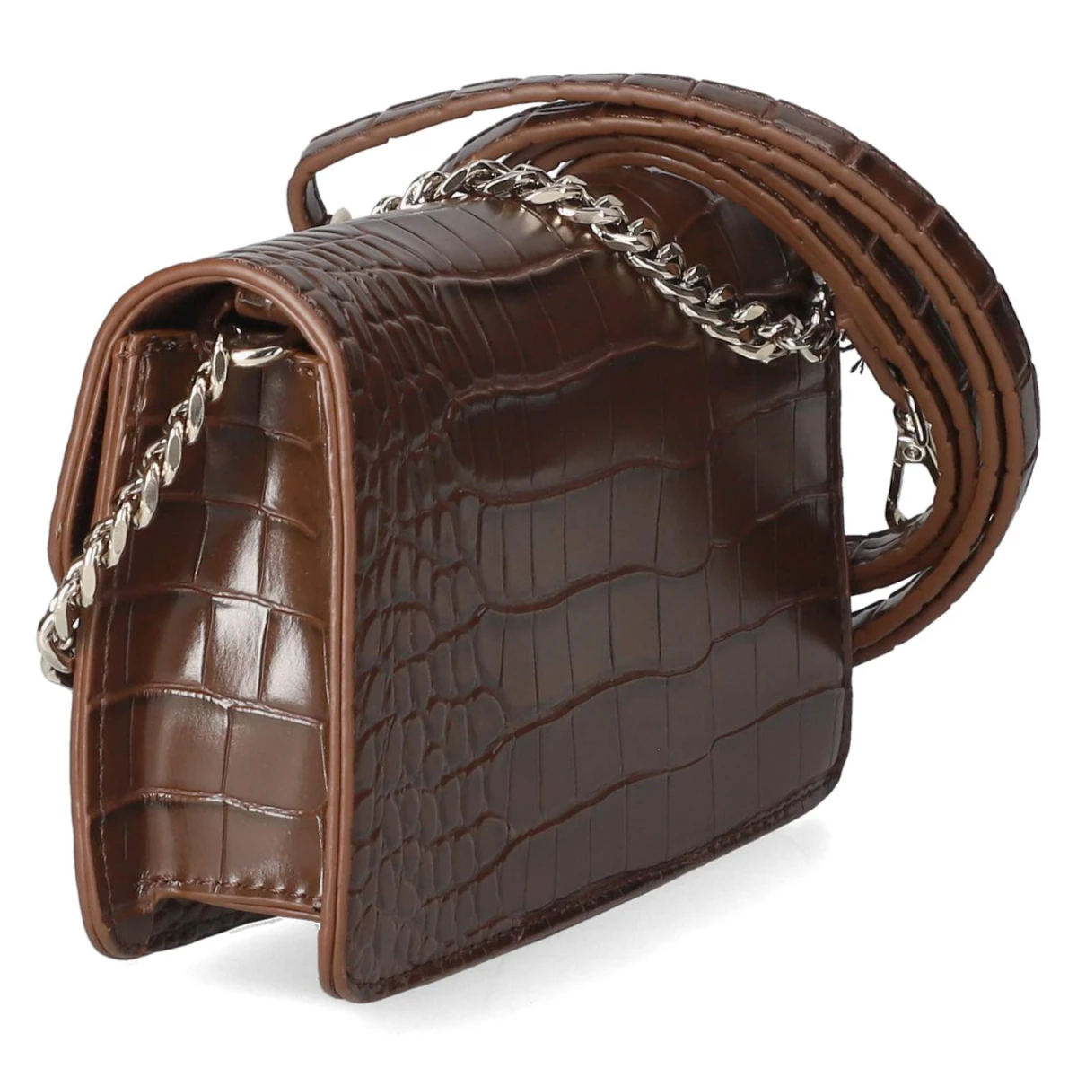 Handtasche - brown-kroko